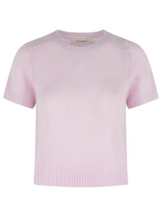 Lisa Yang Siona Soft Dahlia Cashmere And Silk T Shirt