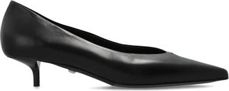 Max Mara Schoenen, Dames, Zwart, 38 1/2 EU, Leer, Beati Schoenen met Hak