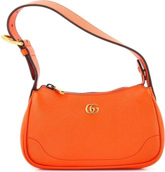 Gucci Orange Sheep Leather Aphrodite Shoulder Bag Mini (Authentic Pre-Loved)