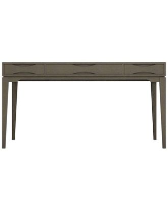 Simpli Home Harper Solid Hardwood Mid Century Modern 60in Desk