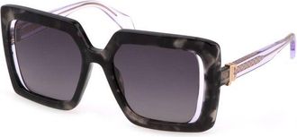 Just Cavalli Black Plastic Womens Sunglass