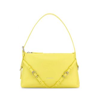 Givenchy Yellow Leather Mini Voyou Shoulder Bag