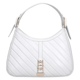 La Carrie Plumar Leren Tas - Dames - Handtassen - Wit - ONE Size - Leer - Tassen