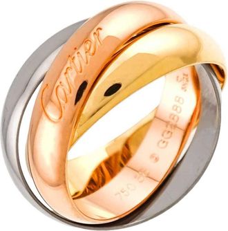 Cartier Yellow Gold (18K) Pink Gold (18K) White Gold (18K) Band Ring (Pre-Owned)