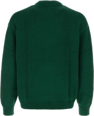 Polo Ralph Lauren Mens Cotton-Knit Cardigan Green