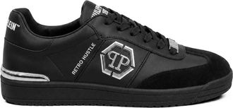 Philipp Plein Lo-Top Sneakers - unisex - Sneakers - Zwart - 37 EU - Leer - Schoenen