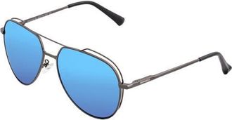 Breed Lyra Polarized Sunglasses in Black/blue at Nordstrom