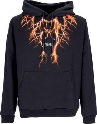 Phobia Archive Lightning Balaclava Hoodie - Heren - Hoodies - Zwart - XL - Katoen - Hoodies & sweatvesten