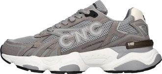 Costume National Sneakers Grijs - Heren - Sneakers - Grijs - 41 EU - Su&egrave;de - Schoenen