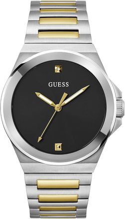 Guess Vinyl Mens Multicolour Watch GW0833G3 - Silver & Gold Stainless Steel - One Size