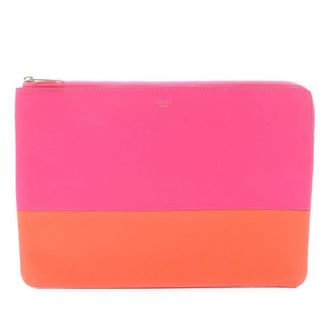 Celine Pre-owned Celine Bicolor Lambskin Solo Clutch Ladies C85M9MAG8CEMZTYP