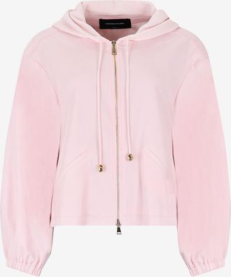 Fabiana Filippi Kapuzen-Bomberjacke aus K&ouml;per