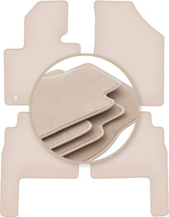 OEM Alfombrillas Beige Premium Para Kia Sorento Ii Suv 2009-2015