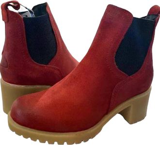Eric Michael Women Trento Waterproof Chelsea Boot In Red