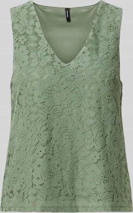 Vero Moda Regular Fit Tr&auml;gertop aus Baumwoll-Mix Modell HONEY in Schilf, Gr&ouml;&szlig;e XS