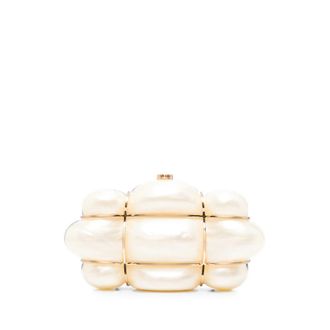 Cult Gaia Bolla Pearl-effect Clutch Bag