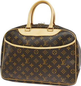 Louis Vuitton Deauville Monogram Canvas Brown Canvas Handbag (Pre-Owned)