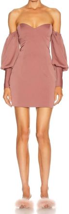 Ato&igrave;r Eyes On The Prize Dress In Henna Brown