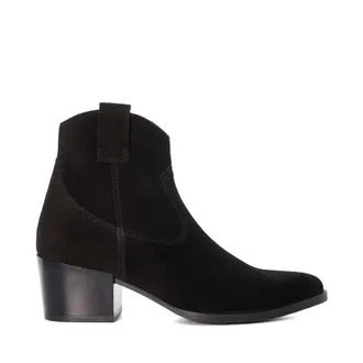 Dune London Womens Ladies Possibility - Suede Western Boots - Black - Size UK 5