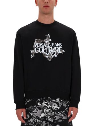 Versace Jeans Couture Sweatshirt mit Barock-Print