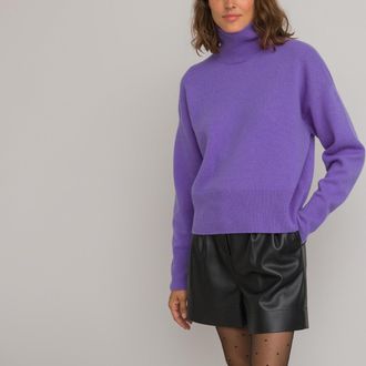 La Redoute Collections Short met plooien in simili