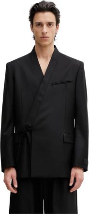 Kenzo Blazer con chiusura a cravatta - - Jackets - Uomo - Nero - L