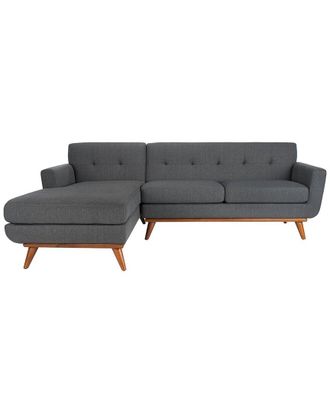 Safavieh Couture Opal Linen Tufted Sectional Sofa