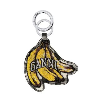 Ganni Keyrings, female, Multicolor, Size: ONE SIZE Banana Cluster Keychain