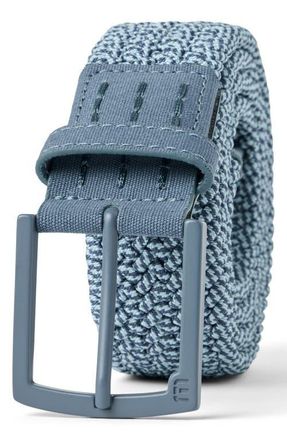 Travis Mathew Mutually Exclusive Stretch Woven Belt in Bering Sea at Nordstrom, Size X-Large