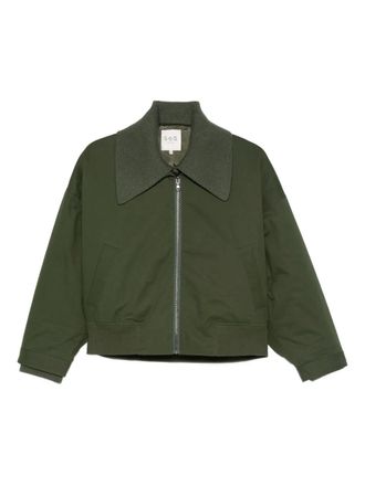 Sea New York point-collar bomber jacket - women - Cotton/Cotton - M - Green