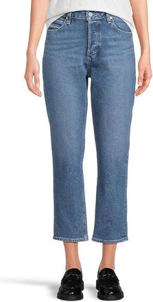 Paige Billy Crop Covered Button Fly Womens Jeans Moonchild : 24 26.5, Cotton/Denim/Polyurethane