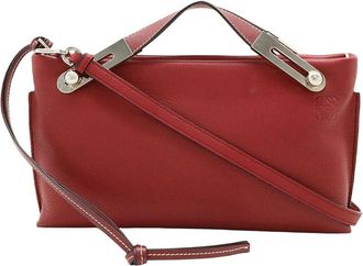 Loewe Pink Calfskin Anagram Missy Small Clutch (Authentic Pre-Loved)