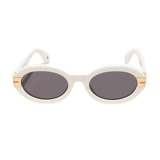 Palm Angels PERI094HARMONY0107 Oval Full Rim Sunglasses - White