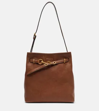 Miu Miu Aventure leather bucket bag