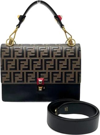 Fendi Pre-owned Leather fendi-bags - Dames - Vintage Handtas - Bruin - ONE Size - Leer - Vintage