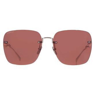 Gucci Brown Square Ladies Sunglasses GG1923SA 002 63