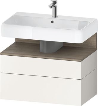 Duravit Qatego Mueble Bajo Lavabo, 1 Extra&iacute;ble Y 1 Caj&oacute;n, - Duravit