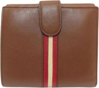 Bally Pre-owned Wallet (bi-fold) - Dames - Vintage Accessoires - Bruin - ONE Size - Leer - Vintage