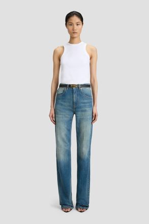 Victoria Beckham Julia Jean In Washed Blue 24