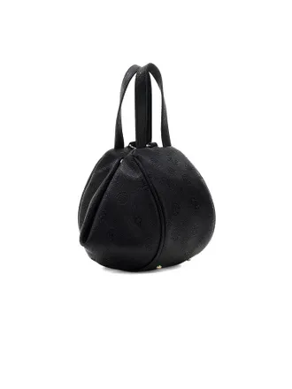 Guess Womens Crossbody Bag Black Logo Polyurethane - Pouches