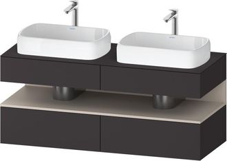 Duravit Qatego Consola Mueble Bajo Lavabo, 2 Extensiones, 2 - Duravit