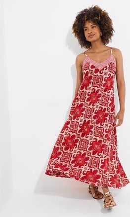 Joe Browns Sleeveless Bold Maxi Dress in Mega Boho Medallion at Nordstrom, Size 20