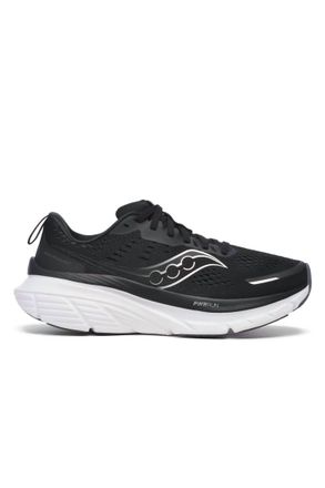 Saucony Womens Guide 18 Running Shoes In Black/ White