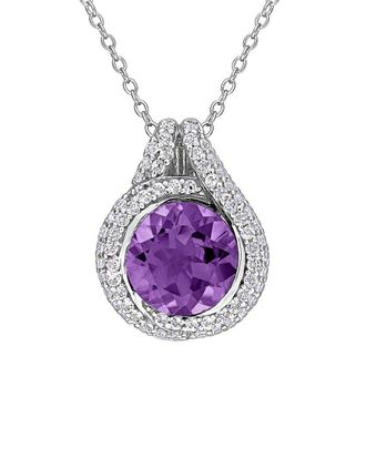 Rina Limor Silver 3.67 ct. tw. Gemstone Pendant