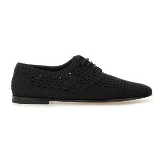 Dolce & Gabbana Intreccio Tessuto - - Shoes - Uomo - Nero - 42 1/2 EU