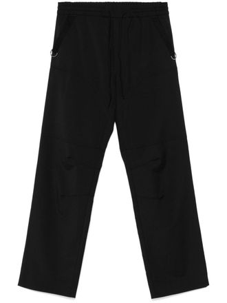 Iceberg straight-leg trousers - men - Wool/Elastane/Polyester - 54 - Black
