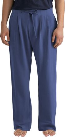 Generic Mens Linen Trousers Cotton Drawstring Pants Elastic Waist Lightweight Wide Leg Pants Loose Fit Casual Jogger Yoga Beach Pant Baggy Breathable Suit Tro