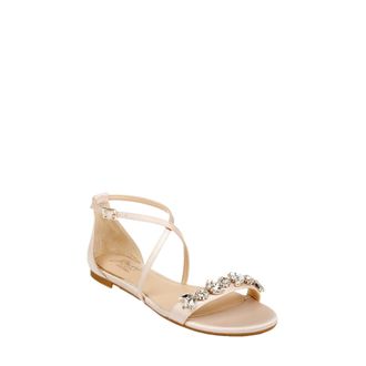 Badgley Mischka Tessy Champagne JW2313 Womens