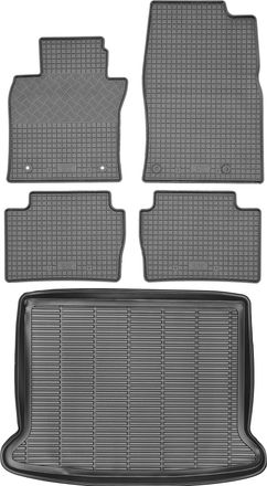 OEM Juego De Alfombrillas De Goma Para Mazda Cx-30 Suv Del 2019 + Alfombrilla Para El Maletero