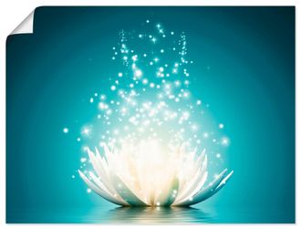 Artland Wandbild »Magie der Lotus-Blume« Blumen 1 Stk. tlg. als Alubild, Outdoorbild, Leinwandbild, Poster, Wandaufkleber